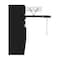 Bestar Bestar Viva 72W L-Shaped Standing Desk with Dual Monitor Arm and Storage in black 19853-18 - alternate 5
